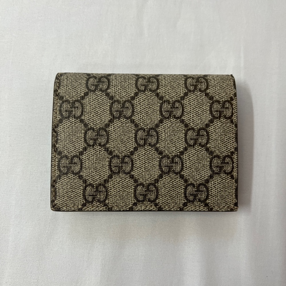Gucci GG Supreme Monogram Card Case Wallet - Picture 2 of 10